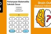 Brain Out Pertanyaan Matematika Sekolah Dasar