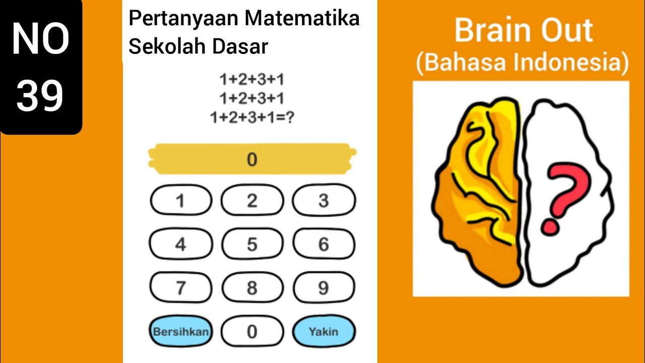 Brain Out Pertanyaan Matematika Sekolah Dasar
