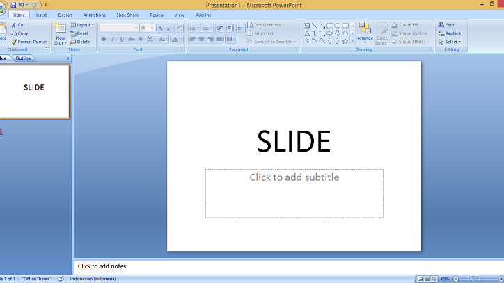 Cara Menambah Slide di PowerPoint