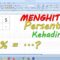 Cara Menghitung Persentase Kehadiran Siswa