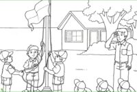 Sketsa Upacara Bendera Sketsa Upacara Bendera