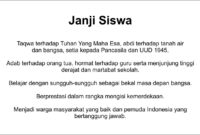 Janji Siswa Upacara