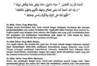 Teks Teks Pembacaan Doa Upacara