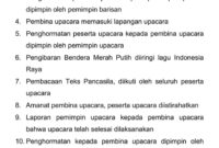 Urutan Upacara Bendera