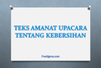 Amanat Pembina Upacara Tentang Kebersihan