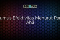 Efektivitas Menurut Para Ahli