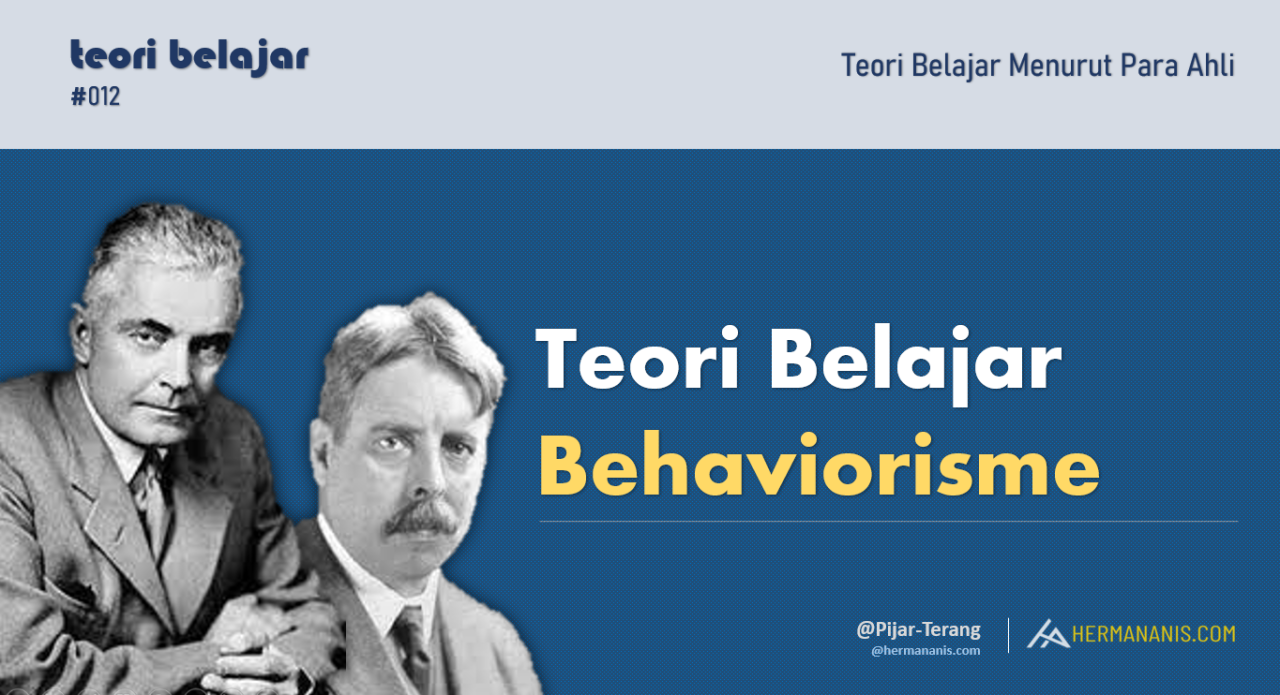 Teori Behavioristik Menurut Para Ahli