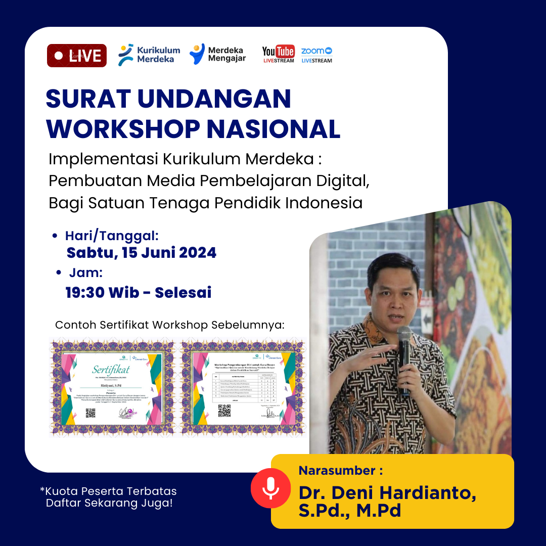 Download Fasilitas dan Sertifikat Workshop 15 Juni 2024